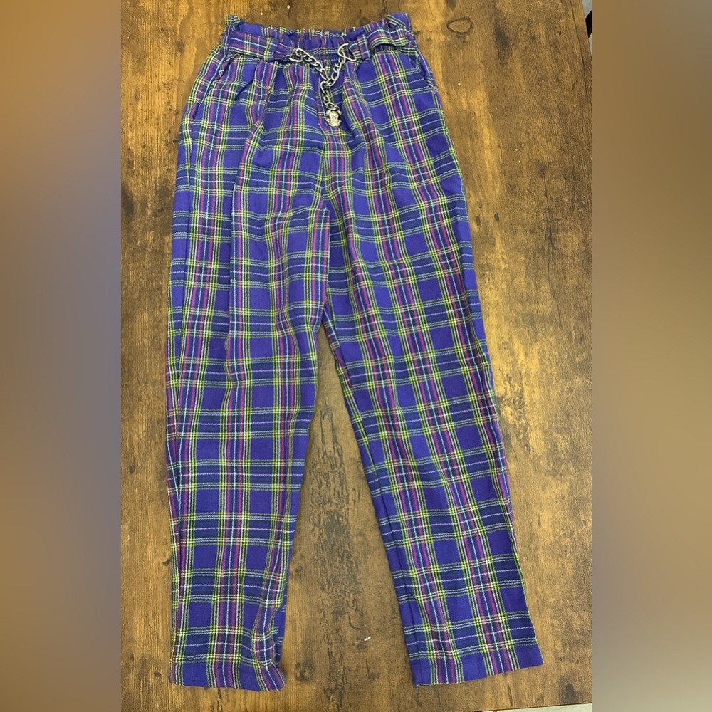 Vintage Girl’s 6X Plaid Pants
